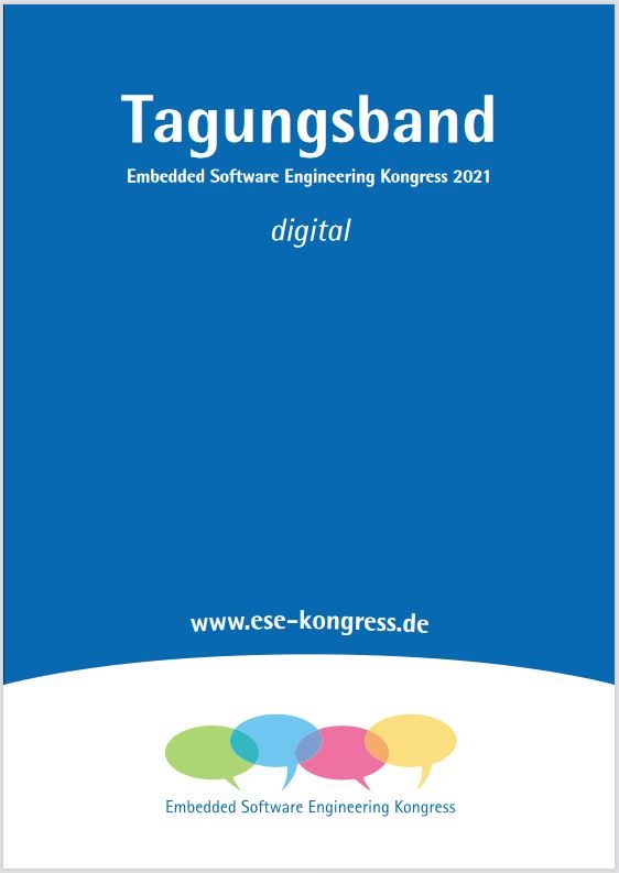 Tagungsband_Titelseite-6291 Cover des Buchs Tagungsband Embedded Software Engineering Kongress 2021 von ELEKTRONIKPRAXIS, Vogel Communications Group GmbH & Co.KG, MicroConsult Microelectronics Consulting & Training GmbH