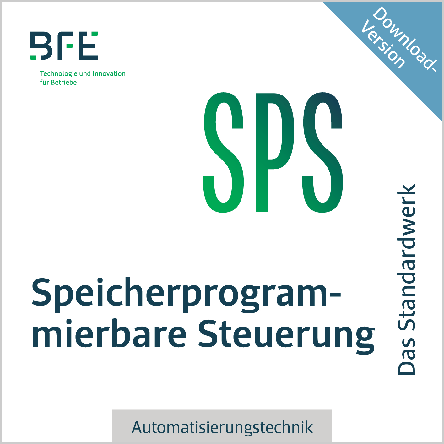 Cover der Software Speicherprogrammierbare Steuerung des BFE Oldenburg