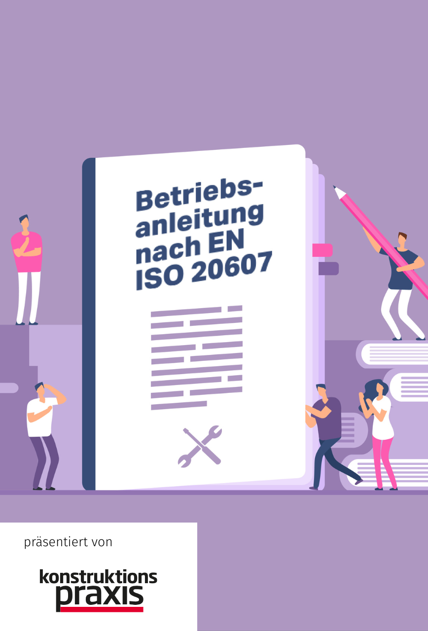EN ISO 20607: Die neue Norm für Betriebsanleitungen im Maschinen- und Anlagenbau  Key Visual des Seminars EN ISO 20607: Die neue Norm für Betriebsanleitungen im Maschinen- und Anlagenbau des Referenten Matthias Schulz