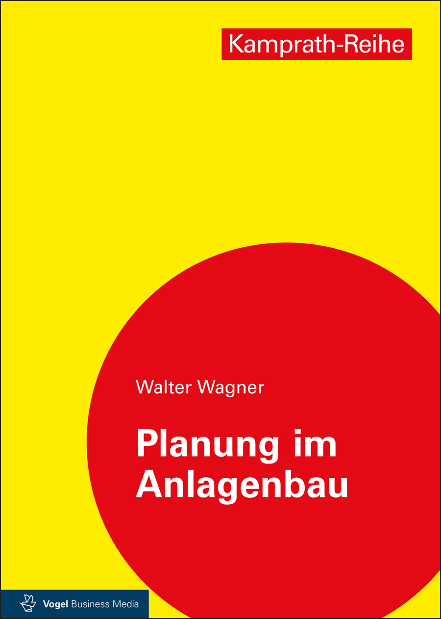 3430 Cover des Buchs Planung im Anlagenbau des Autors Walter Wagner