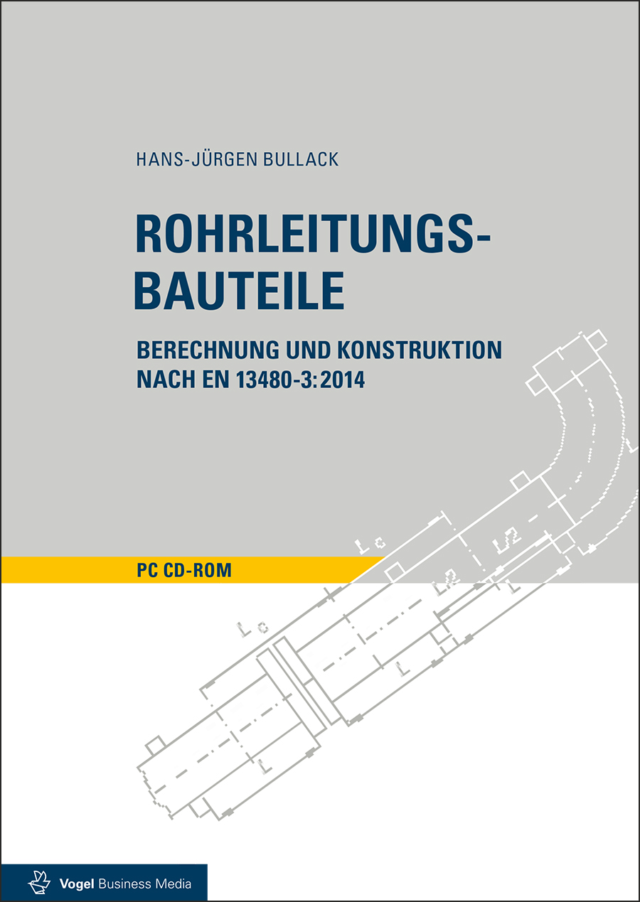 3380 Cover des Buchs Rohrleitungsbauteile (Software) des Autors Hans-Jürgen Bullack
