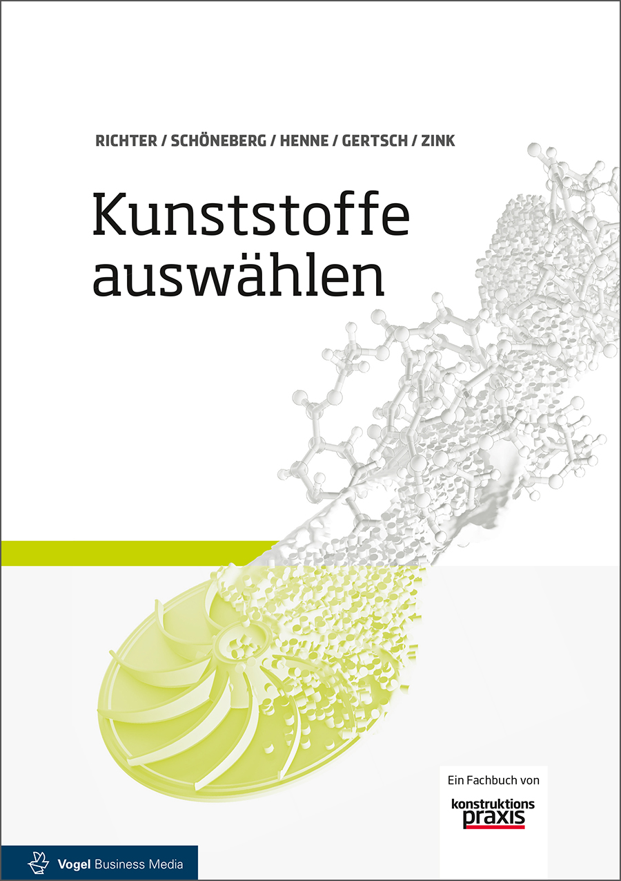 337058908938d4c1c Cover des Buchs Kunststoffe auswählen der Autoren Frank Richter, Bernd Schöneberg, Christian Henne, Daniel Gertsch und Walter Zink