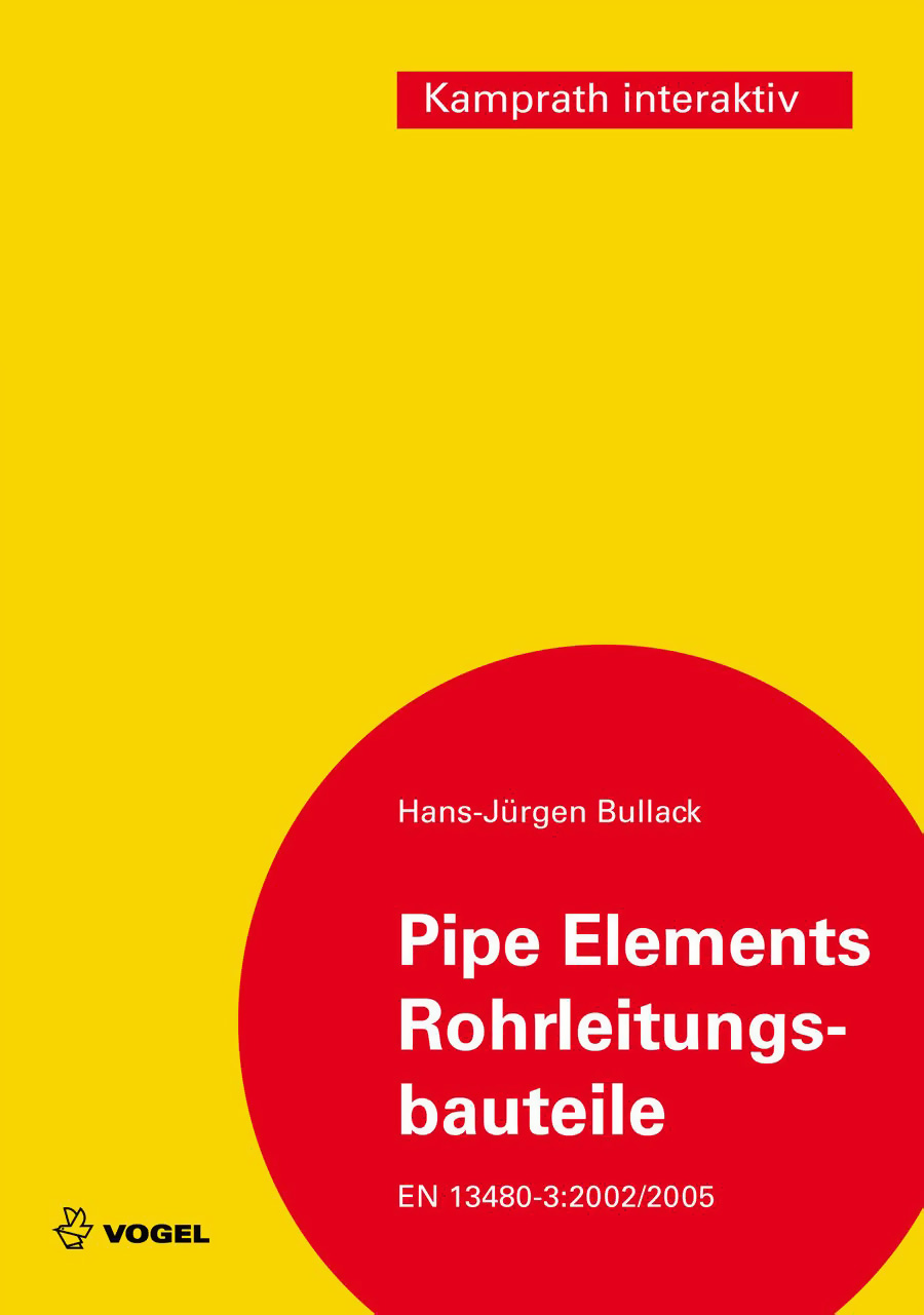 Pipe_Elements_Download Cover des Buchs Pipe Elements / Rohrleitungsbauteile (Software) des Autors Hans-Jürgen Bullack