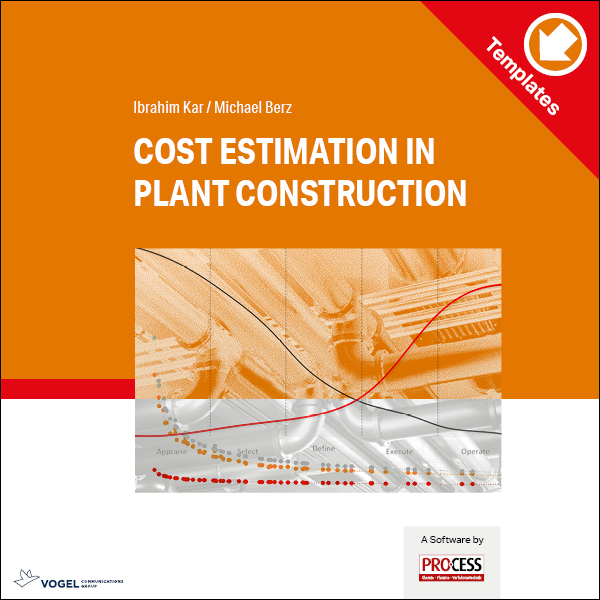 3436_Templates_engl_600x600 Cover des Buchs Cost Estimation in Plant Construction - Templates (Download) der Autoren Ibrahim Kar und Michael Berz