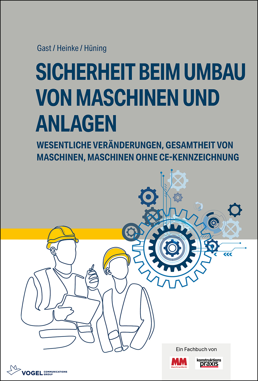 Titelseite Buch Sicherheit beim Umbau von Maschinen und Anlagen