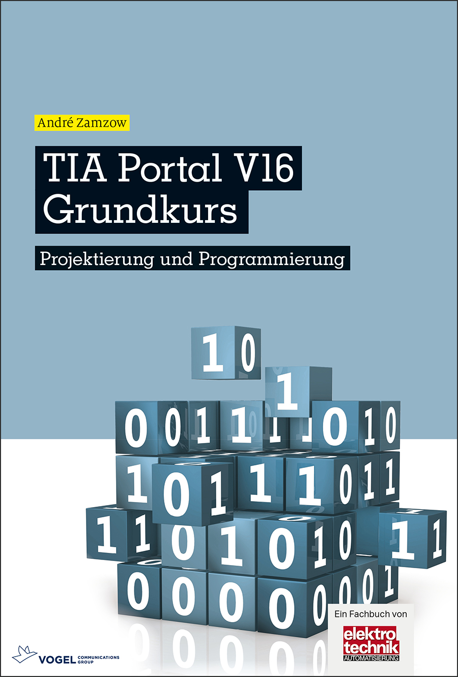 3470 Cover des Buchs TIA Portal V16 Grundkurs des Autors André Zamzow