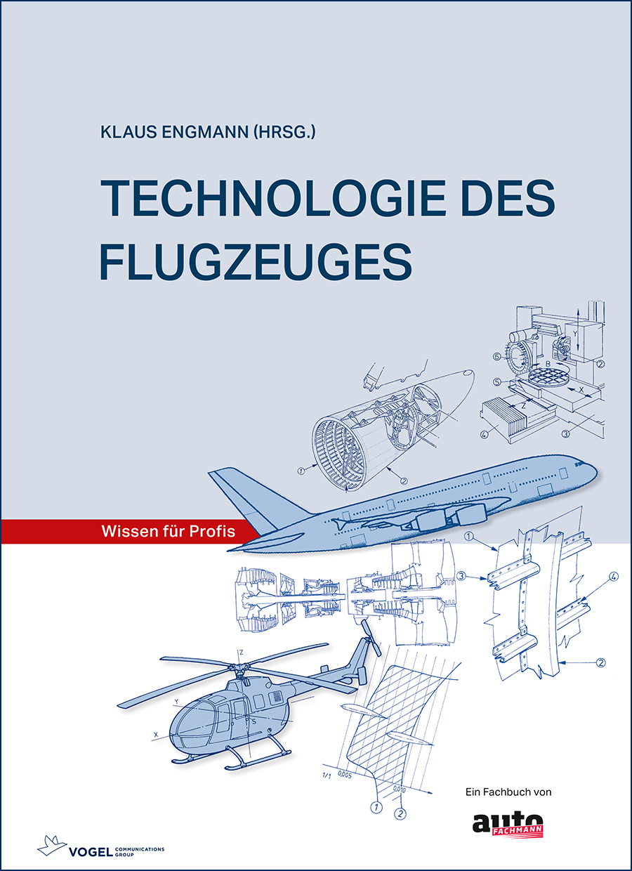 Technologie_Flugzeug Cover des Buchs Technologie des Flugzeuges des Autors Klaus Engmann