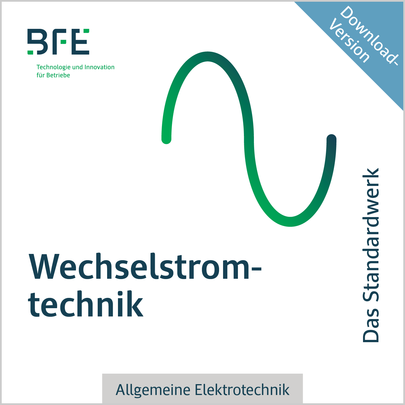 Cover der Software Wechselstromtechnik des BFE Oldenburg
