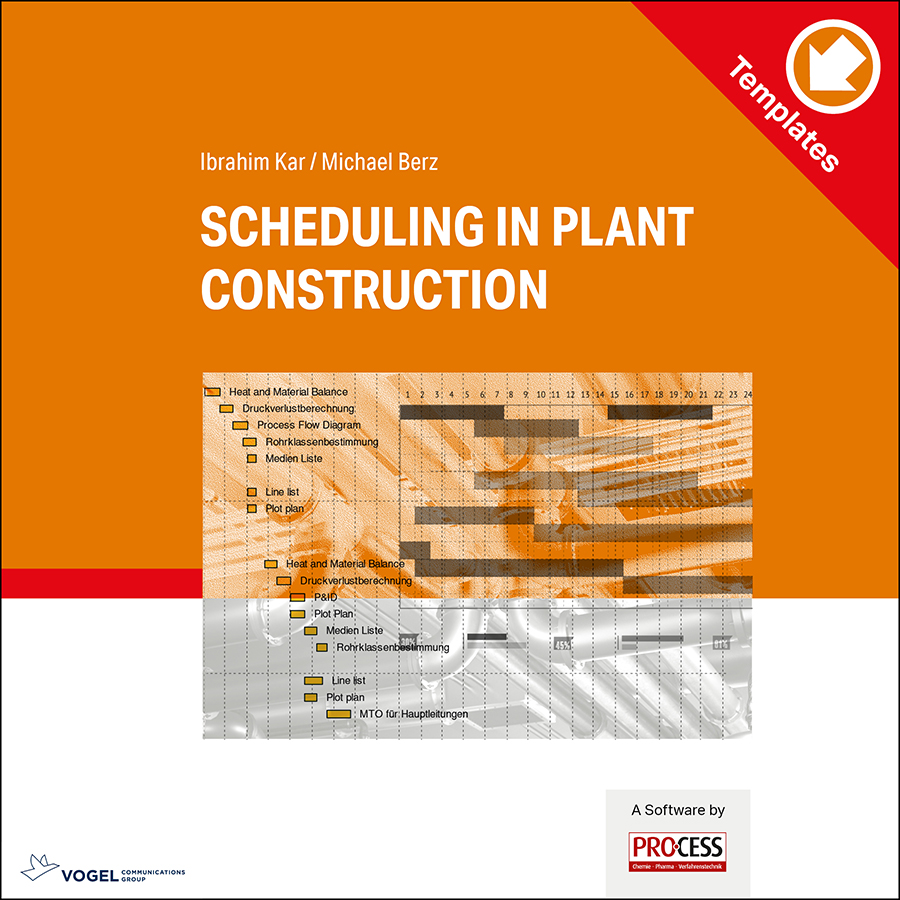 Scheduling in Plant Construction – Templates (Download) Cover des Buchs Scheduling in Plant Construction - Templates (Download) der Autoren Ibrahim Kar und Michael Berz