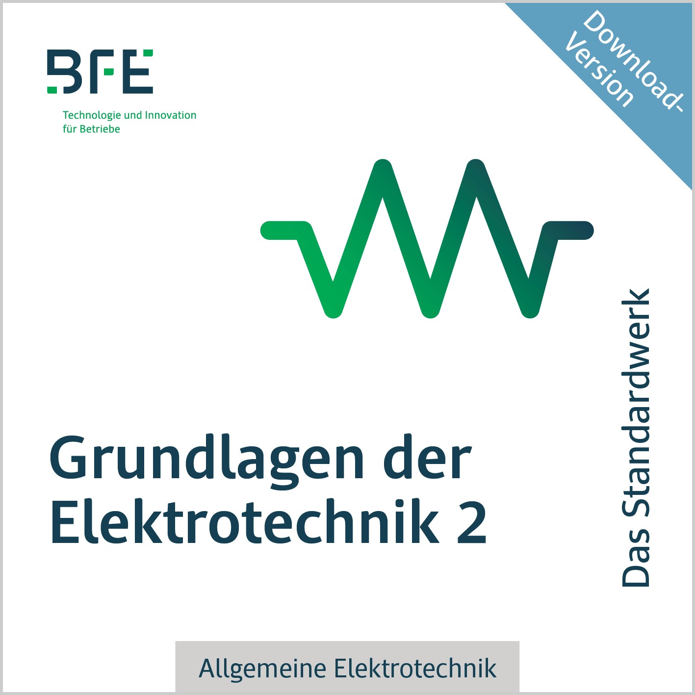 Grundlagen der Elektrotechnik 2 (Software) Cover der Software Grundlagen der Elektrotechnik 2 des BFE Oldenburg