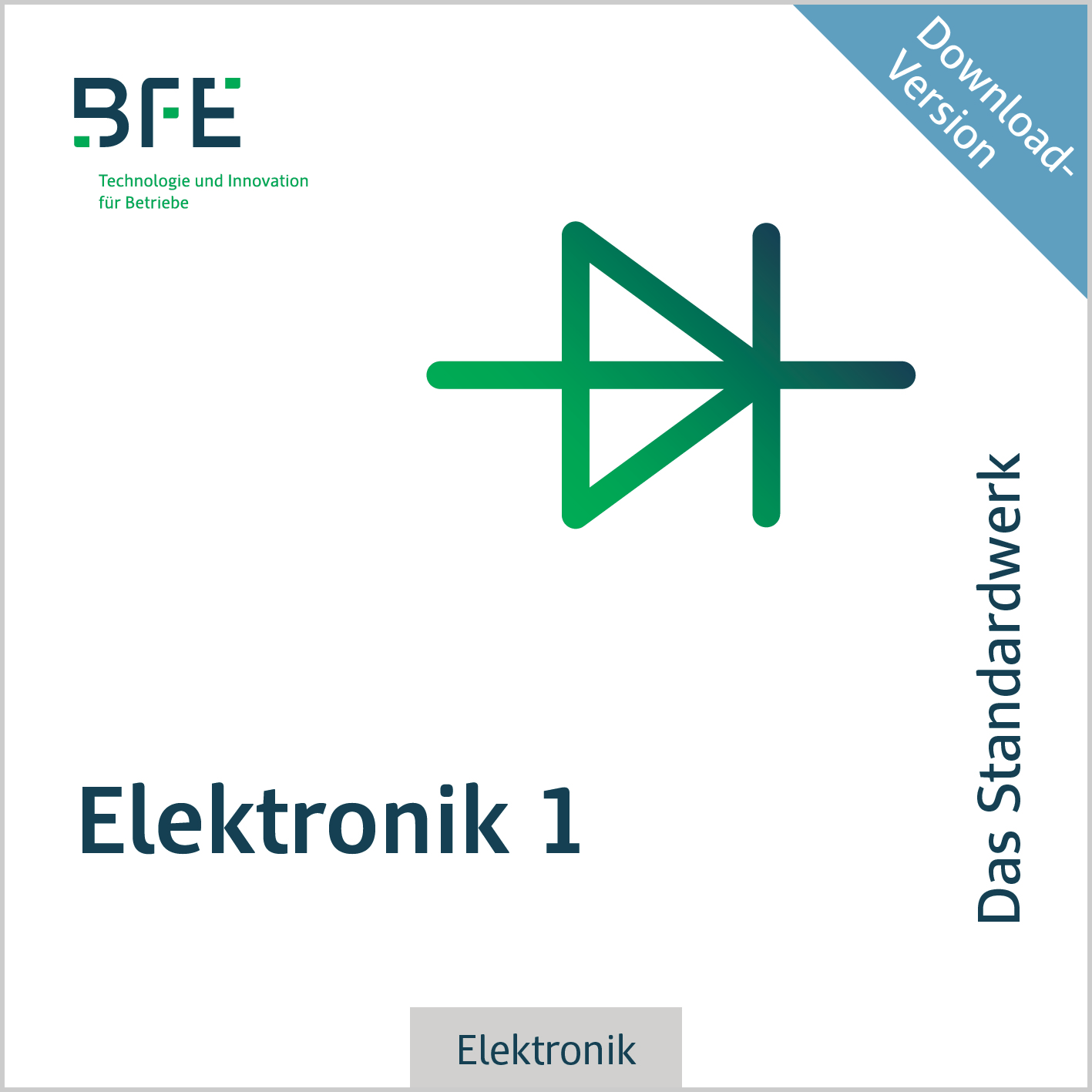 Elektronik 1 (Software) Cover der Software Elektronik 1 des BFE Oldenburg