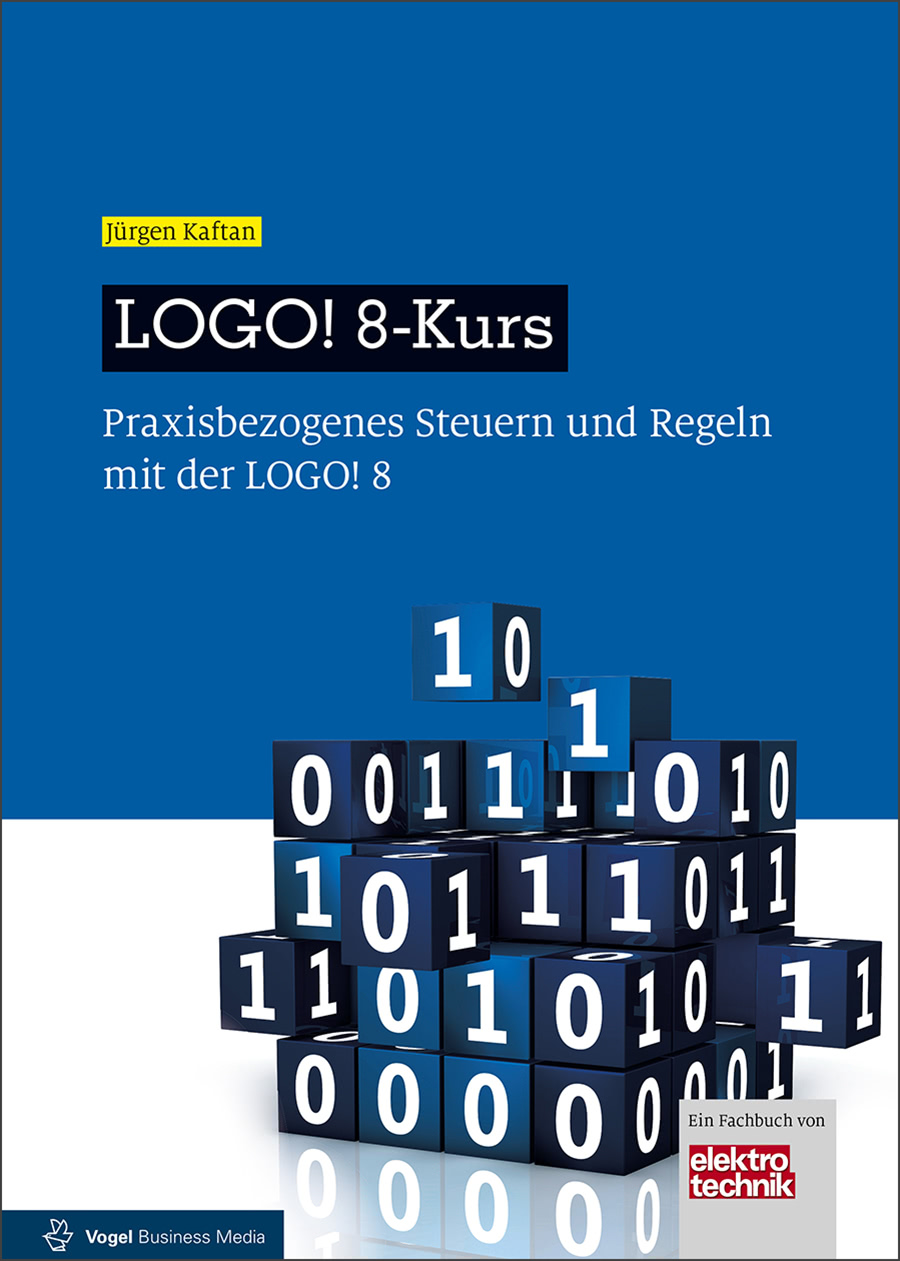3385_VS Cover des Buchs LOGO! 8-Kurs des Autors Jürgen Kaftan