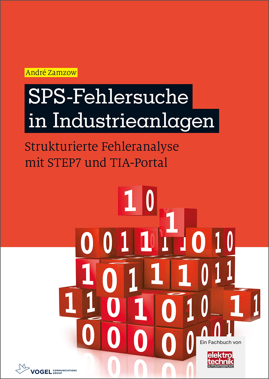 Cover des Buchs SPS-Fehlersuche in Industrieanlagen des Autors André Zamzow