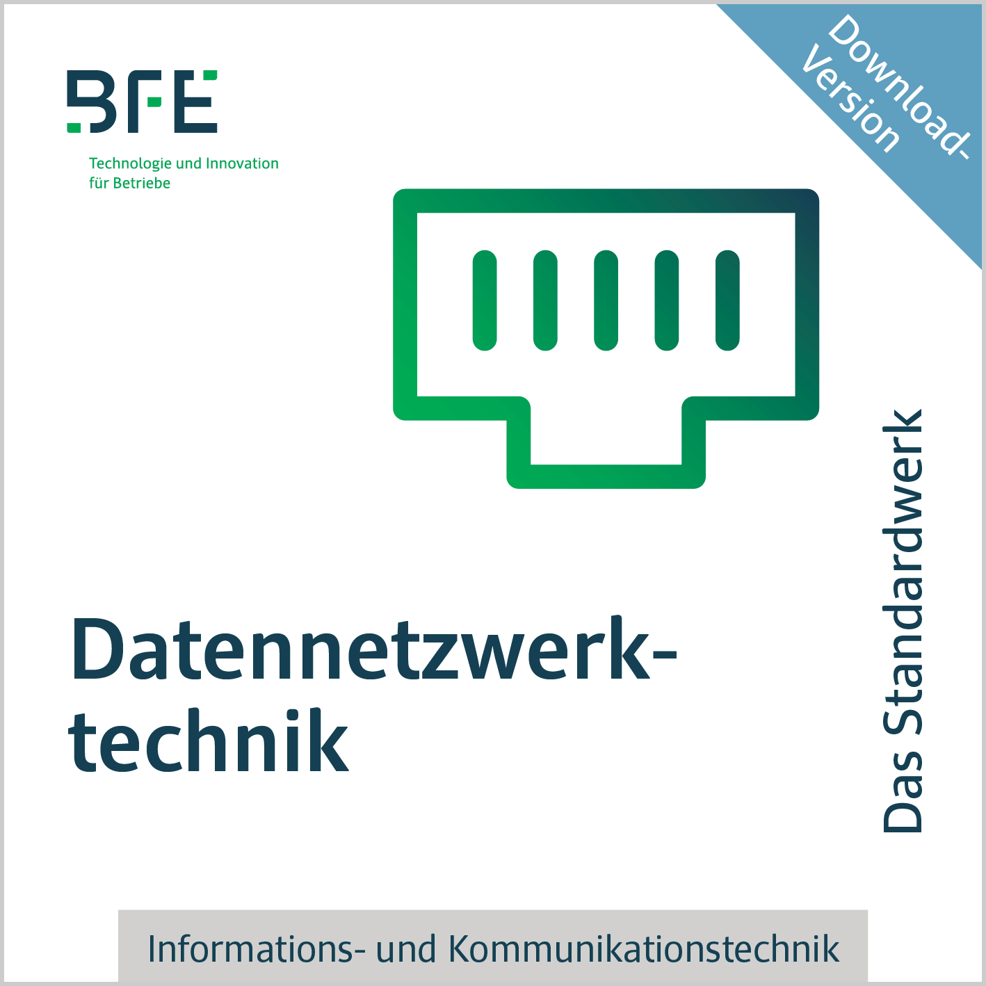 Datennetzwerktechnik (Software) Cover der Software Datennetzwerktechnik des BFE Oldenburg