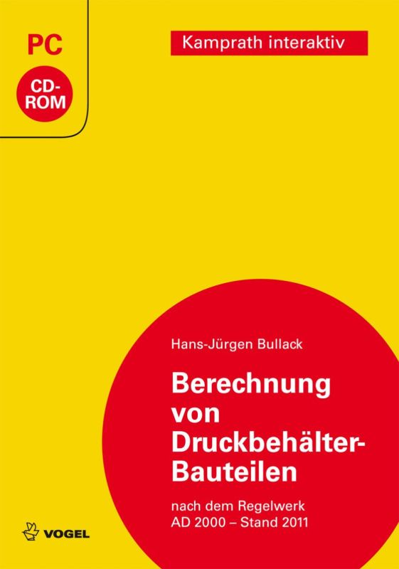 Berechnung von Druckbehälter-Bauteilen (Software)