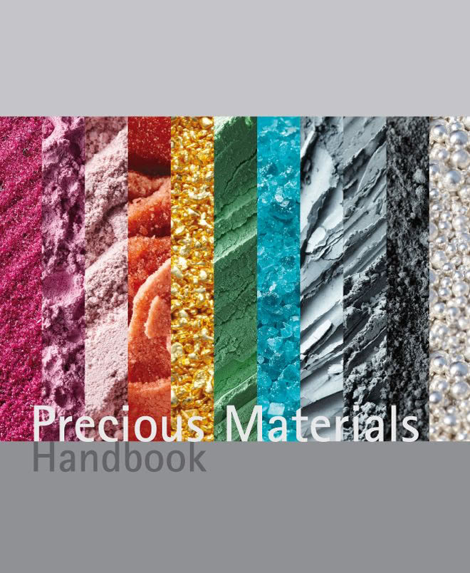 3259 Cover des Buchs Precious Materials Handbook des Autors Umicore